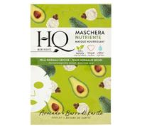 HQ Masque Tissu Hydratant Visage Avocat Karité - Acide Hyaluronique - Soin Nourrissant Pour Peaux Sèches - Formule Végane Testée Dermatologiquement