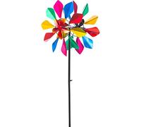 HQ Metal Wind Spinner: Multicolore Fleur Duett