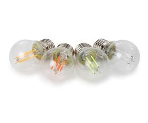 HQ-Power Ampoule LED, vert clair, G45, 4 pcs, différentes couleurs