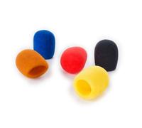 HQ-Power Lot de 5 bonnettes pour Microphone, Mousse, 5 Couleurs