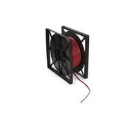 HQ-Power Câble haut-parleur CCA 2x2.5 mm² 100 mètres rouge-noir rouleau pour installations audio hi-fi home cinéma conducteur
