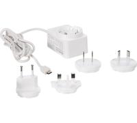 HQ-Power Chargeur compact avec connexion micro-USB, avec 4 prises de voyage, adapté à l'Australie,