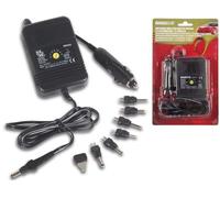 HQ-Power CONVERTISSEUR DE TENSION POUR VOITURE 2000 mA STABILISÉ / 1.5 - 12 V / 12 - 24 Vdc IN