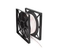 HQ -Power HQLW13002 Câble d'enceinte, blanc, 2 x 1,5 mm, 100 m