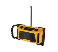 HQ-Power Radio de bureau robuste avec DAB/DAB+/FM - Haut-parleur pour le chantier et l'atelier