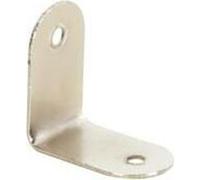 HQ-Power support d'angle, en forme de L, 19 x 32 mm x 90°, pour boîtier de haut-parleur, 10 pièces, métal blanc