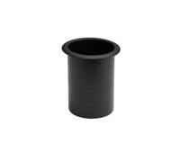 HQ-Power Tube de Bass-Reflex, pour Enceinte, avec Grille de Protection, Ø 95 x 113 mm, en Plastique, Noir