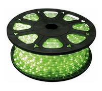 HQ-Power Tube lumineux LED, guirlande lumineuse, tube LED extérieur, cordon lumineux, flexible lumineux, décoration pour intérieur et extérieur, 36 LED/mètre, vert, 45 m