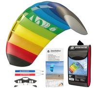 HQ- Symphony Beach III 1.3 Rainbow R2F Cerfs-Volants, 11768050, Multicolore 55,88 x 129,54 x 5,08 cm