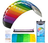 HQ Symphony Beach III 2.2 Sport Cerf-Volant Matelas Unisex-Youth, Arc-en-Ciel, 220 x 73 cm