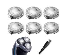 HQ8 Lot de 6 têtes de rechange pour rasoirs Philips Norelco, compatibles avec les rasoirs Philips et Aquatec AT750 AT751 AT890