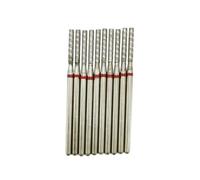 HQABCUTR 10Pcs Tornado Flame Nail Drill Bits Diamond Cutters For Manicure Cuticle Clean Burr Mill Nails Accessories Tool
