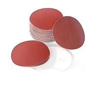 HQABCUTR Ensemble de papier abrasif 3, 4, 5, 6, 7 pouces, 100-125-150-180 mm, 40-60-80-120-2000, grille polie, accessoires for outils de travail du bois