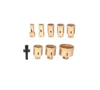 HQABCUTR Jeu de mèches de noyau de diamant M14, 9 pièces, for pierre, granit, verre, marbre, meuleuse d'angle, carreaux de porcelaine, couronnes Matel