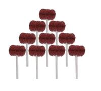 HQABCUTR Lot de 10 brosses abrasives en nylon for perceuse, polissage et polissage, avec tige de 3 mm/2,35 mm