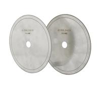 HQABCUTR Lot de 2 scies lapidaires diamantées de 150 mm, 15 cm, avec arbre de 16 mm, lame de coupe de 1,6 cm, disque de coupe humide, outils de bijouterie for pierre