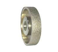 HQABCUTR Meule diamantée galvanisée, diamètre 100 mm, épaisseur 20 mm, trou 10 mm, for métal, pierre, tungstène, verre