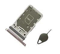 HQB-STAR Galaxy S21 S21 Plus S21 Ultra Dual SIM Card Tray Holder Slot Replacement Parts for Samsung Galaxy S21 S21+ Plus S21 Ultra 5G + Eject Pin (Phantom Purple/Or)