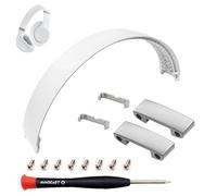 HQB-STAR Studio Pro 2023 Bandeau de rechange et charnière de rechange pour casque Studio Pro 2023, kit de réparation d'accessoires durables (blanc mat)