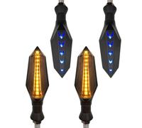 HQEJKCIOF clignotant pour moto Clignotant LED, clignotant séquentiel, indicateur lumineux pour pour MONSTER S2R 800 748 916 996 998 848 M620