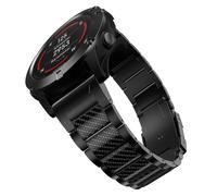 HQEUZ Bracelet en titane de 26 mm pour Fenix 7X/6X/5X - Réglable - Quick Fit - Compatible avec Garmin Enduro/Fenix 7X/Fenix 6X Pro/Fenix 6X Sapphire/Fenix 5X Plus/Fenix 3/Fenix 3HR, 26mm, Titane