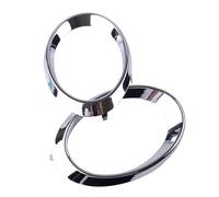 HQGQCEZEK Lot De 2 Caches De Phares Antibrouillard Avant Chromés en Plastique pour Q5 2010 2011 2012