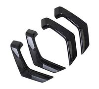 HQGQCEZEK Poignée Porte Latérale Intérieure En Fiber Carbone Accoudoir Seuils Décoratifs Accessoires Garniture À Rayures Pour T-roc Pour TROC 2017-2022 (fibre de carbone)