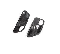 HQGQCEZEK Pour 3 4 Series F30 F32 F35 316i 318i 320li 2013-2019 2 Pièces/ensemble En Fiber Carbone Voiture Intérieur Porte Poignée Bol Couvercle Garniture