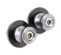 HQGQCEZEK pour S1000RR HP4 S S1000RR S1000R 8MM Moto CNC Bras Oscillant Bobines Coulissantes Couvercle Coulisseau Bras Protection Anti-Collision Moto(Titanium)
