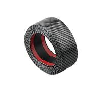 HQGQCEZEK Protection Pare-Chocs Arrière Bande Autocollante Protection pour Voiture Film Protection Fibre Carbone pour Seuil Porte Rétroviseur Bande Anti-Rayures(5cm Width Black)