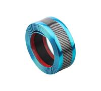 HQGQCEZEK Protection Pare-Chocs Arrière Bande Autocollante Protection pour Voiture Film Protection Fibre Carbone pour Seuil Porte Rétroviseur Bande Anti-Rayures(5cm Width Blue)