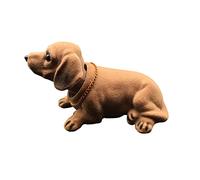 HQHYGM Adorable Figurine Bobblehead en résine, décoration Tableau Bord Voiture, Jouet de Chien à tête secouée pour la Maison Le Bureau