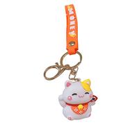 HQHYGM Breloque Porte-Bonheur Japonaise Maneki Neko pour Sac à Dos pour Femme, Porte-clés Chat Mignon, Pendentif, Accessoire de Sac d'école