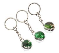 HQHYGM Chaîne à Breloques décoratives à Quatre Feuilles, 6 pièces, Porte-clés de la fête de la Patrie, Breloques Uniques pour Sac à Anneau, Pendentif Suspendu, Porte-clés, Sacs, Cadeau