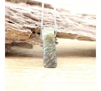 HQHYGM Chaînes en Cristal Naturel en Forme de Pierre Brute avec pendentifs en Cristal d'améthystes, Quartz, Lapis, Pierres précieuses, Collier, Citrine (Couleur : Labradorite)