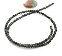 HQHYGM Charm Jewelry Garantie Pierre Naturelle Ronde Perles en Vrac Pierre de Lune Grès Amazonien Lapis Gem Bijoux Bracelet Collier 2 3 4 mm (Couleur : 1, Taille : 4 mm 90 Perles)