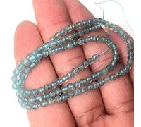 HQHYGM Charm Jewelry Garantie Pierre Naturelle Ronde Perles en Vrac Pierre de Lune Grès Amazonien Lapis Gem Bijoux Bracelet Collier 2 3 4 mm (Couleur : Diopside, Taille : 4 mm 90 Perles)