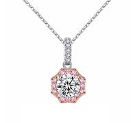 HQHYGM Colliers initiaux Forme de Fleur Pendant pour Les Faux BIJOURS CADELS FABRIQUES en Chine