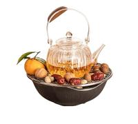 HQHYGM DFSHGDF2039-Chaudière Chinoise pour Cuire Le thé Four-Cuisson du thé Maison intérieure Ensemble Complet de cuisinière électrique en céramique théière théière au Lait infuseur à thé en Verre