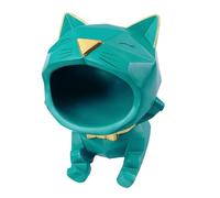 HQHYGM Figurines conteneur d'articles Divers, Support téléphone, Ornement Bouche Chat, Grande boîte Rangement de clés pour Table, Vert