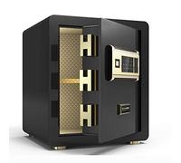 HQHYGM Ignifuge étanche dépôt s sécurité Empreinte Digitale déverrouiller électronique Double Couche numérique Armoire en Acier s pour papiers d'identité Documents A4 Ordinateurs Portables juif