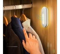 HQHYGM Intérieur Wall Light with Motion Sensor Wall Lamp Dimmings Wall USB Rechargeable Wall with Switches 2700K for Bedroom Living Room Corridor White Warm Light)