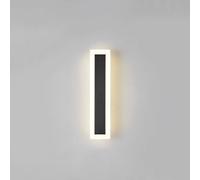 HQHYGM Lampes à Bande extérieure en cuivre d'intérieur de 48 W, 60 cm, adaptées au Salon, Garage, Porche, Patio, Mural à 3 lumières de Couleur avec Coque Lumineuse en Silicone