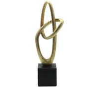 HQHYGM Lukitas Mobius Sculpture de nœud en Forme d'anneau Infini, décoration de Table, Minimaliste, Abstrait, nœud géométrique, pour Maison, Bureau, bibliothèque, décoration d'intérieur,