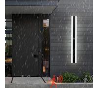 HQHYGM Lumière Murale du extérieur avec capteur de Mouvement Lampe Murale IP65 étanche du Mur Long extérieur de la Cour extérieure 3000K / 4000K / 6000K