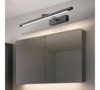 HQHYGM Miroir de Salle de Bain Lumière Murale 240 ° + 180 ° Lampe Murale rotative avec Mur étanche Iron Acrylique Long décoratif Minimaliste pour la Cuisine de la Chambre de Salon (100 cm de lumière