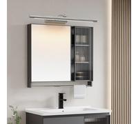 HQHYGM Miroir de Salle de Bain Lumière Murale 240 ° + 180 ° Lampe Murale rotative avec Mur étanche Iron Acrylique Long décoratif Minimaliste pour la Cuisine de la Chambre de Salon (40 cm de lumière