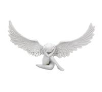 HQHYGM Nobranded Vintage Résine Ange Sculpture Aile Chiffres 3D Embrace Statue Maison Bureau Ornements Illustration Figure Décoration De Intérieur ou Extérieur