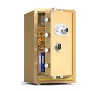 HQHYGM S Home s sont ignifuges antivol, Serrure à Code mécanique, Armoire de Caisse pour hôtel d'affaires, Banque, 70cm de Haut (Marron)