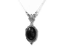 HQHYGM Sang Gothique pour Les Femmes Hommes Vampire Embourse sorcière Butch Moton en Noire Vintage Collier de Pierre précieuse Rouge Noir AdditionalWlabs (: